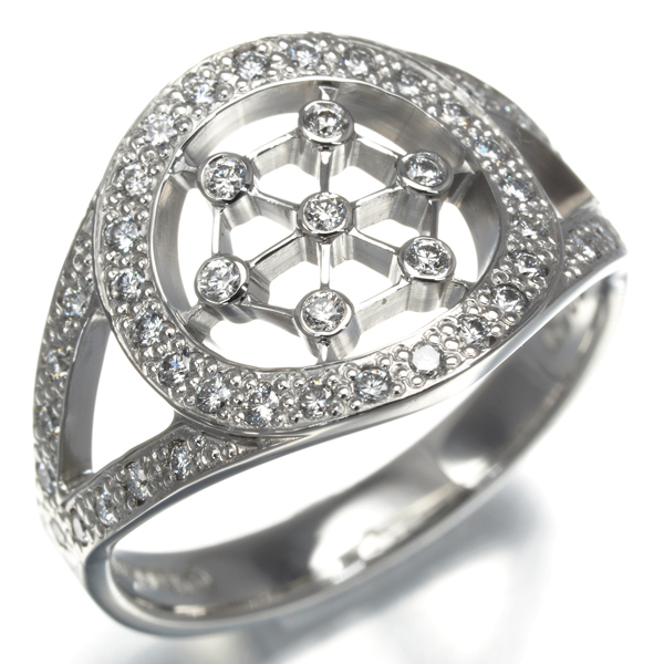 ティファニー リング ダイヤ ダイヤモンド ヴォアール 8.5号 Pt950 指輪 BLJ 限界値下げ品_画像2