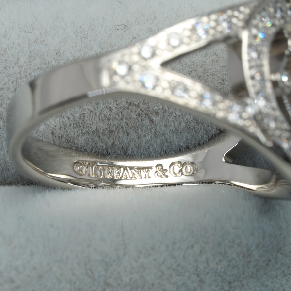 ティファニー リング ダイヤ ダイヤモンド ヴォアール 8.5号 Pt950 指輪 BLJ 限界値下げ品_画像5