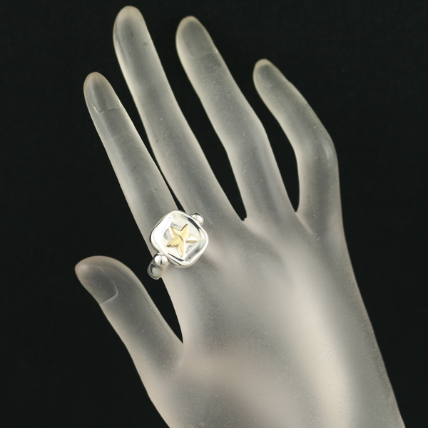 ポメラート リング DoDo ドド ステッリーナ スター フリップ コンビカラー 15号 K18YG/シルバー 925 指輪 BLJ_画像5