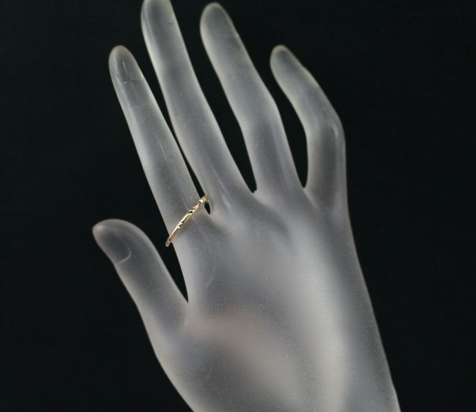 ティファニー リング トゥルーバンド 9号 K18PG 指輪 BLJ_画像4