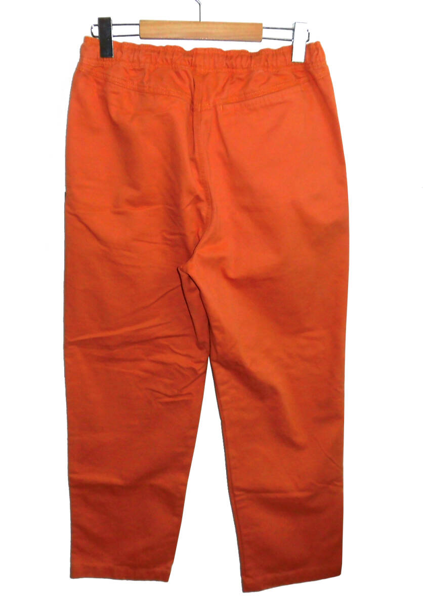 ◆定価2.4万 美品 STUSSY ステューシー 24ss 2024年春夏 Brushed Beach pant ブラッシュド イージーパンツ Mサイズ ダークオレンジ_画像3