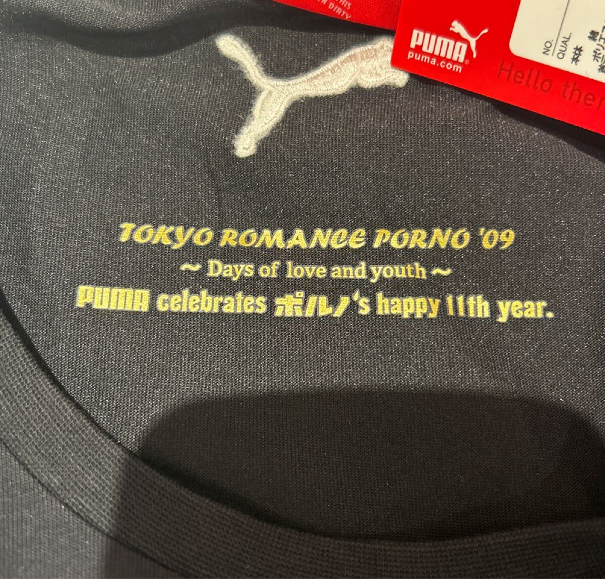 未使用 タグ付 ポルノグラフィティ PUMA 2009年 ライブ Tシャツ 半袖 プーマ バンT_画像7