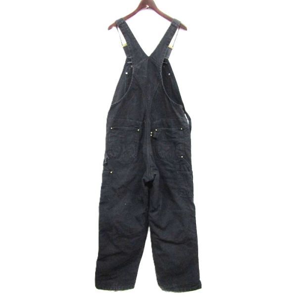 ★USA製★ サイズ W36L30 carhartt ダック地 オーバーオール サロペット ワーク ペインター ダブルニー カーハート 古着 ビンテージ 5N1802_画像2
