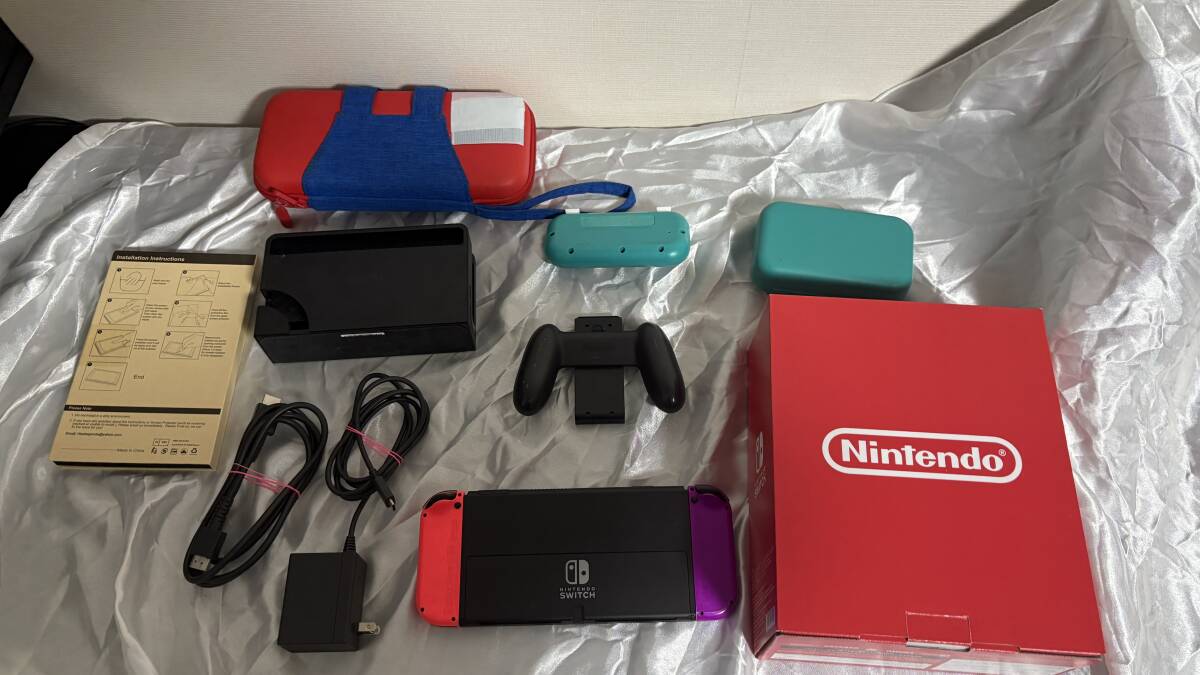 任天堂 ゲーム機 スイッチ本体 有機ELモデル 型番：HEG-S-KAYAA(JPN)　Nintendo switch オマケ付き！送料込み！_画像2