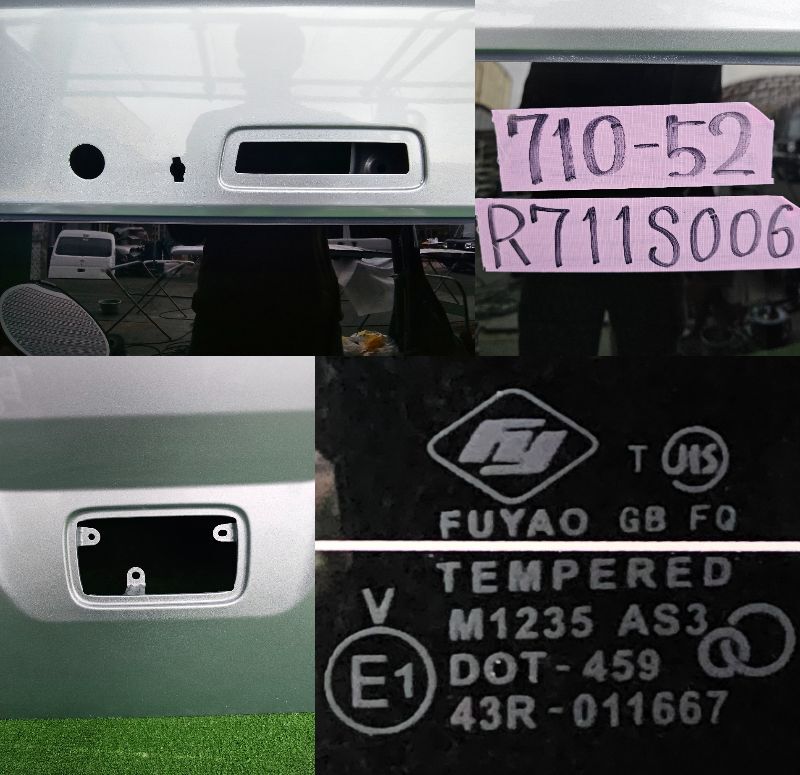 「R711S006」ダイハツ ハイゼット カーゴ 【S700V S710V】★B級再生品★ リア ゲート/バックドア ★S28★個人様宅配送不可★_画像3