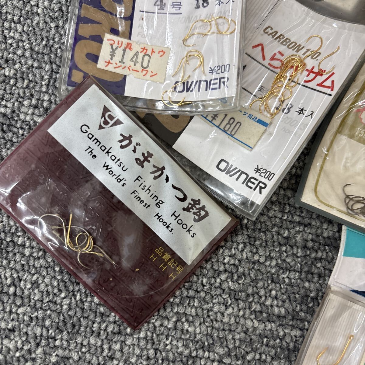 ●1円スタート●ヘラ釣り用 釣り糸 釣り針 まとめ売り ライン 鉤 がまかつ 他 ※詳細お写真にて 釣具 釣り小物 釣り用品 HS7032_画像5