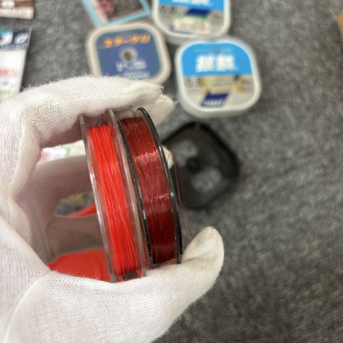 ●1円スタート●ヘラ釣り用 釣り糸 釣り針 まとめ売り ライン 鉤 がまかつ 他 ※詳細お写真にて 釣具 釣り小物 釣り用品 HS7032_画像7