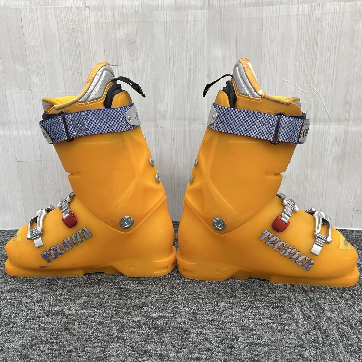 ◆1円スタート☆TECNICA テクニカ スキーブーツ サイズ6表記 25.0cm? オレンジ スキー 現状品 OG9468 ☆お送り→100_画像3