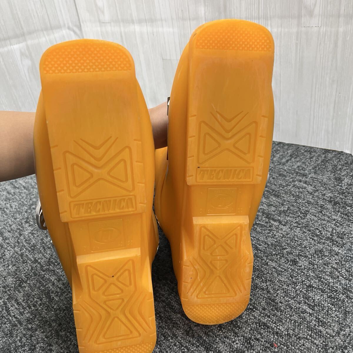 ◆1円スタート☆TECNICA テクニカ スキーブーツ サイズ6表記 25.0cm? オレンジ スキー 現状品 OG9468 ☆お送り→100_画像6