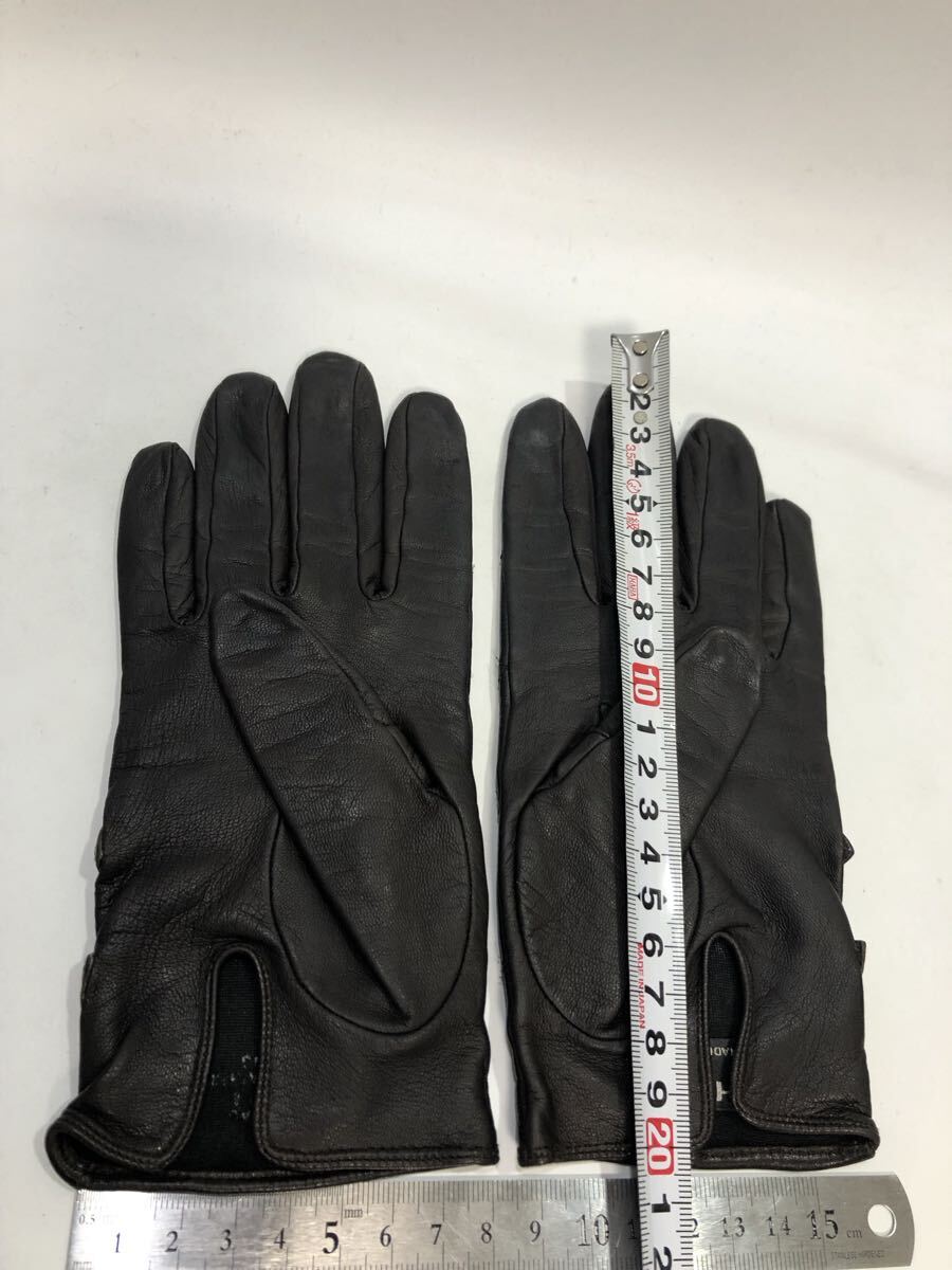 【レア】シャネル カンボンライン ラムスキン レザー 手袋 (管X21 C18 )_画像10