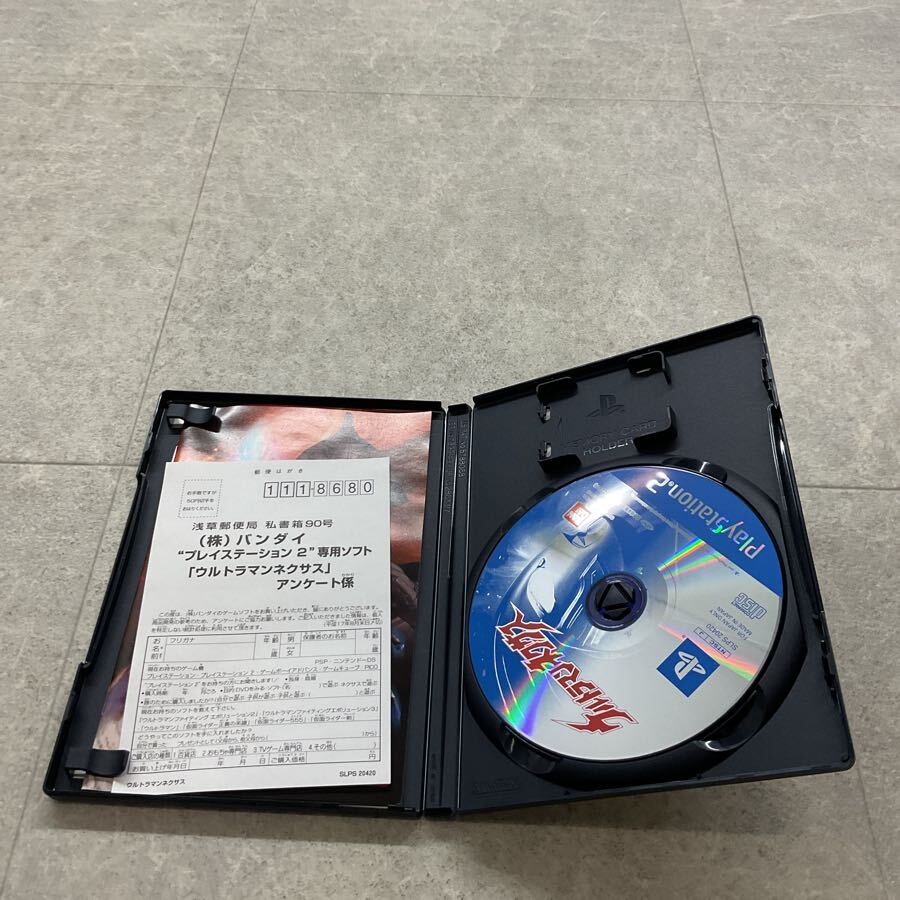 PlayStation 2/プレイステーション 2/プレステ 2/PS 2 ウルトラマンネクサス ソフト_画像2
