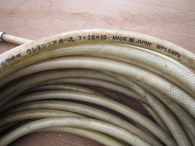 常圧エアーホース　7×2S×10　WP1,5Mpa　約30m　エアーツール　コンプレッサーホース_画像3