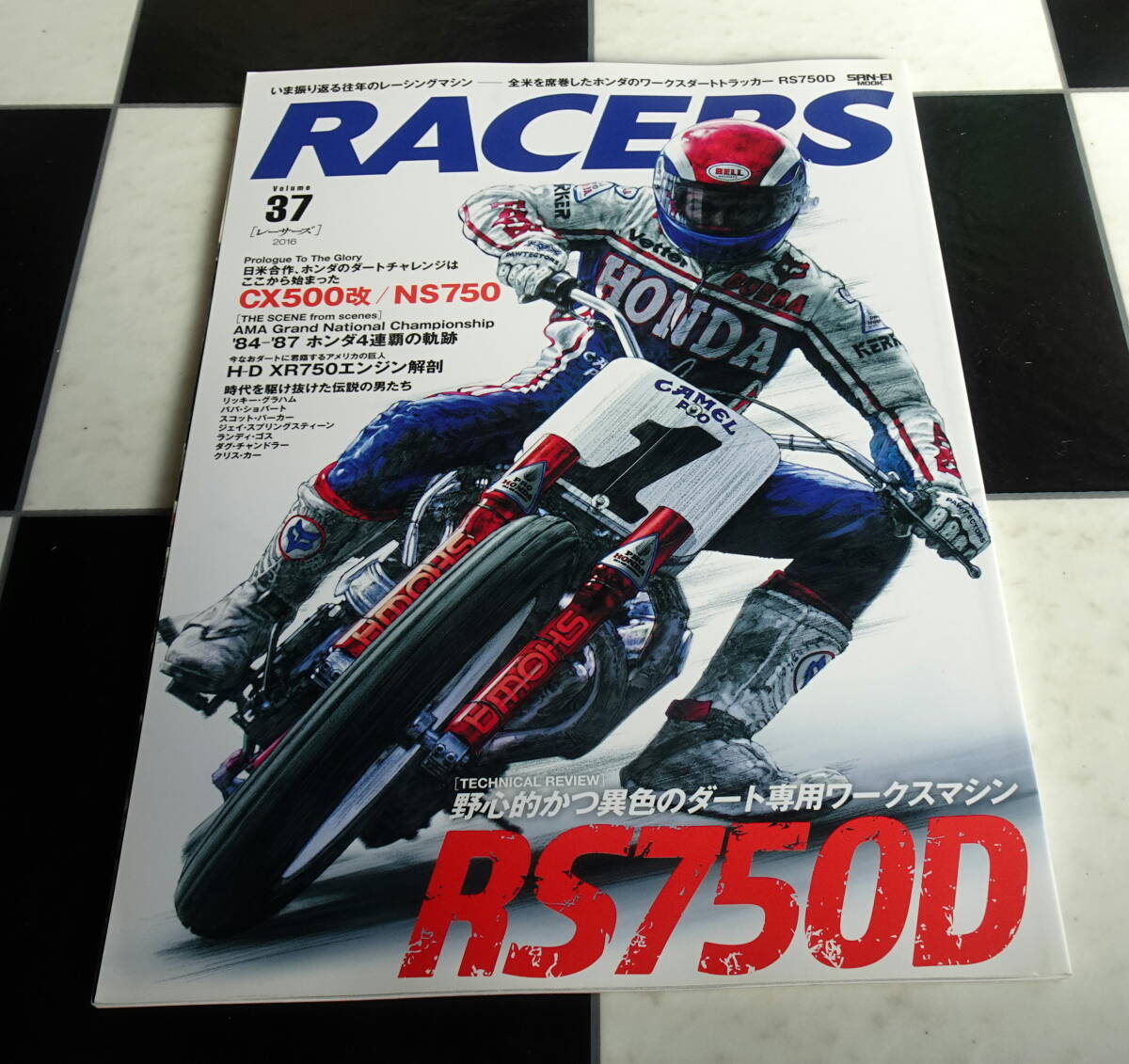 RACERS - レーサーズ - Vol.37 RS750D 全米を席巻した ホンダ のワークスダートトラッカー RS750D_画像1