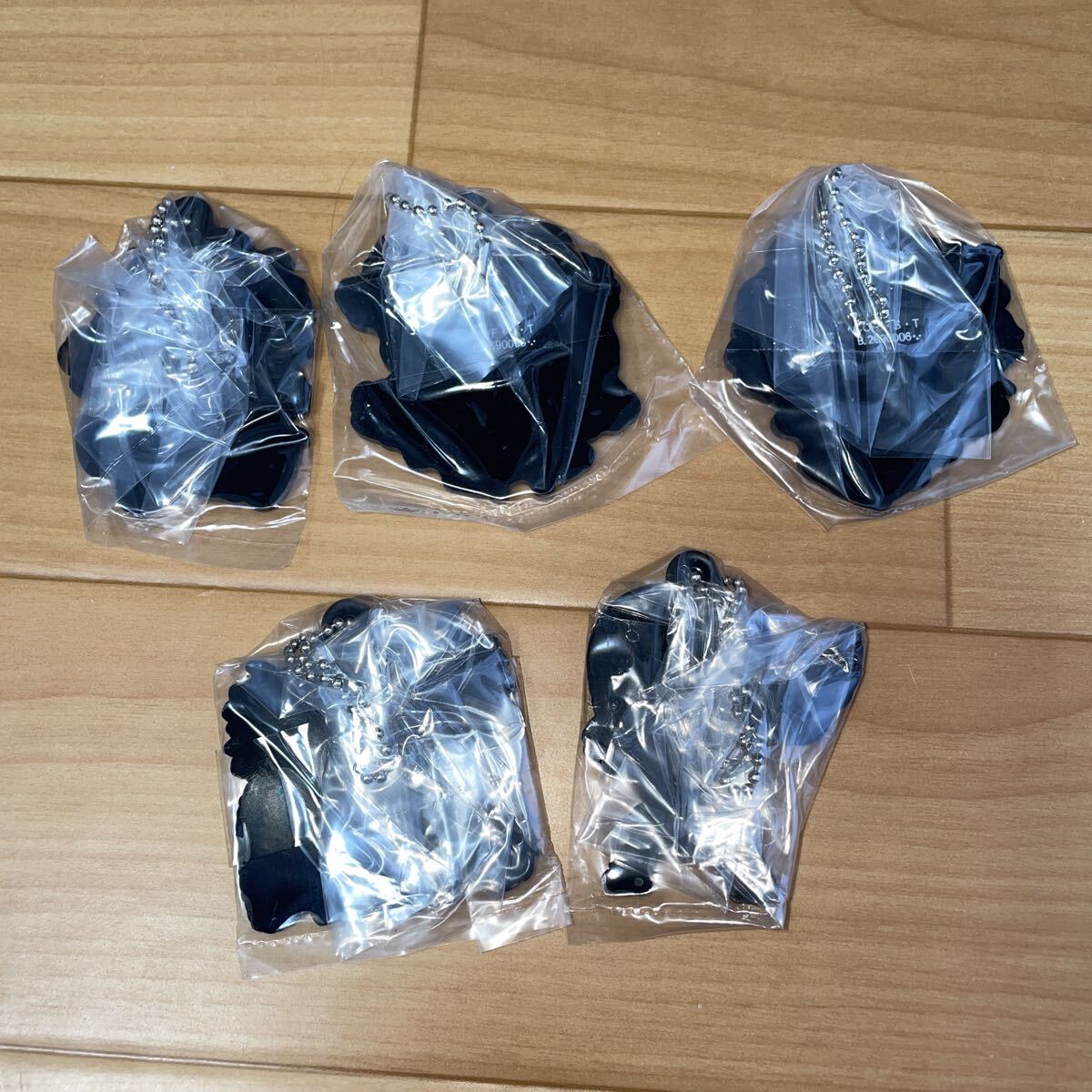 【未使用】ワンピース カプセルラバーマスコット ルフィギアコレクション 5種セット ルフィ ギガ5 ギガ4 カイドウ ルッチ_画像2