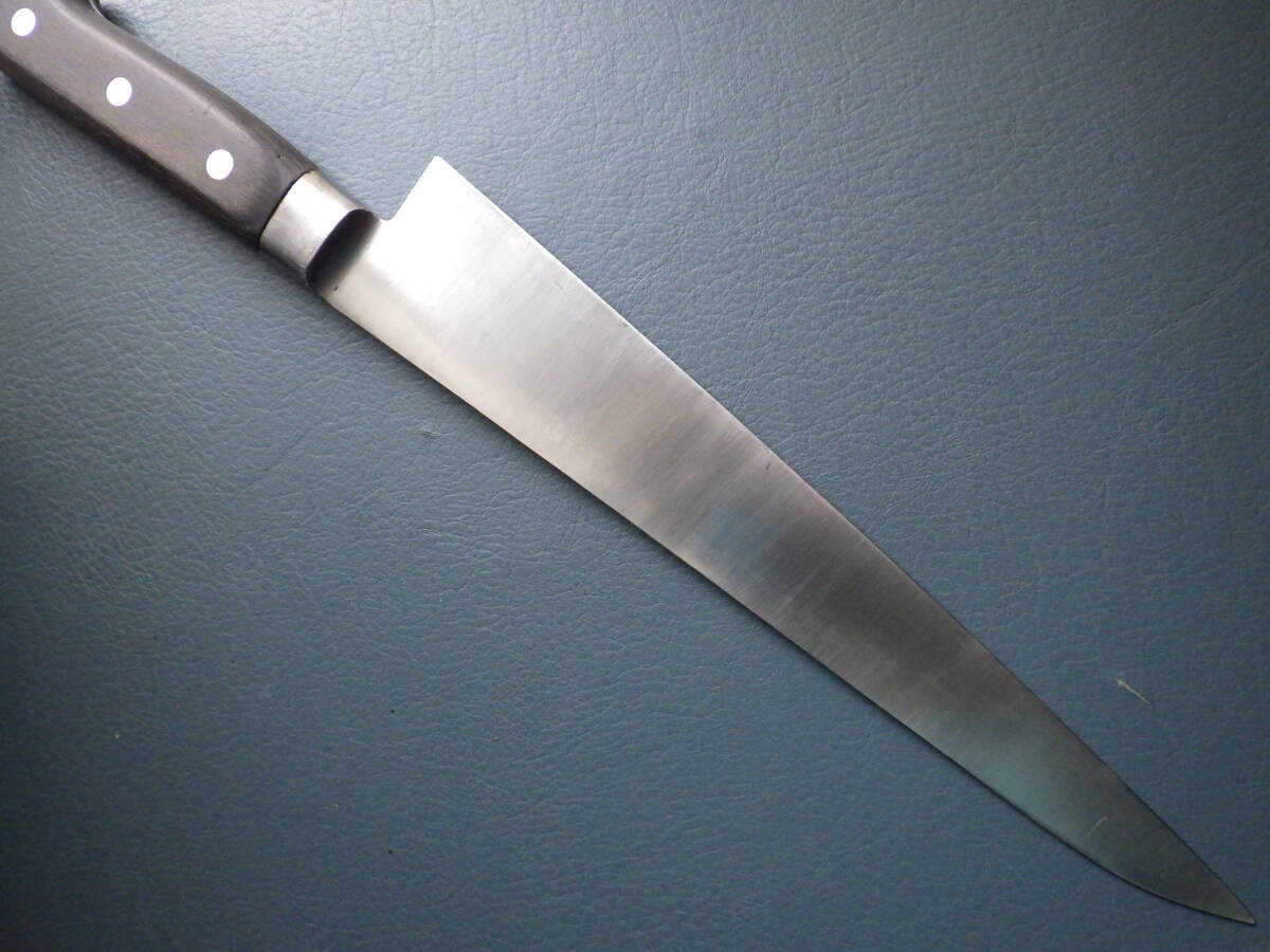  Sakai конец широкий * нож для мяса . ломтерезка нож кухонный нож *. одна сторона лезвие лезвие установка завершено * Sakai удар режущий инструмент 134