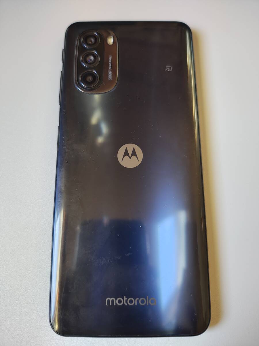 motorola moto g52j 5G 128GB インクブラック ジャンク品_画像2