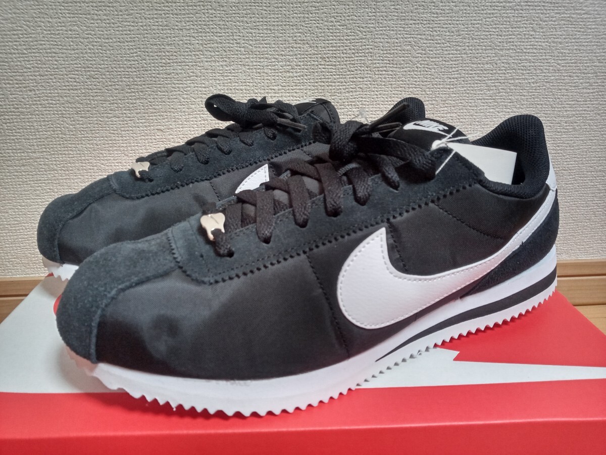 ナイキ　wmns コルテッツ　28cm メンズ27.5cm相当　ブラック　ホワイト　新品未使用_画像1