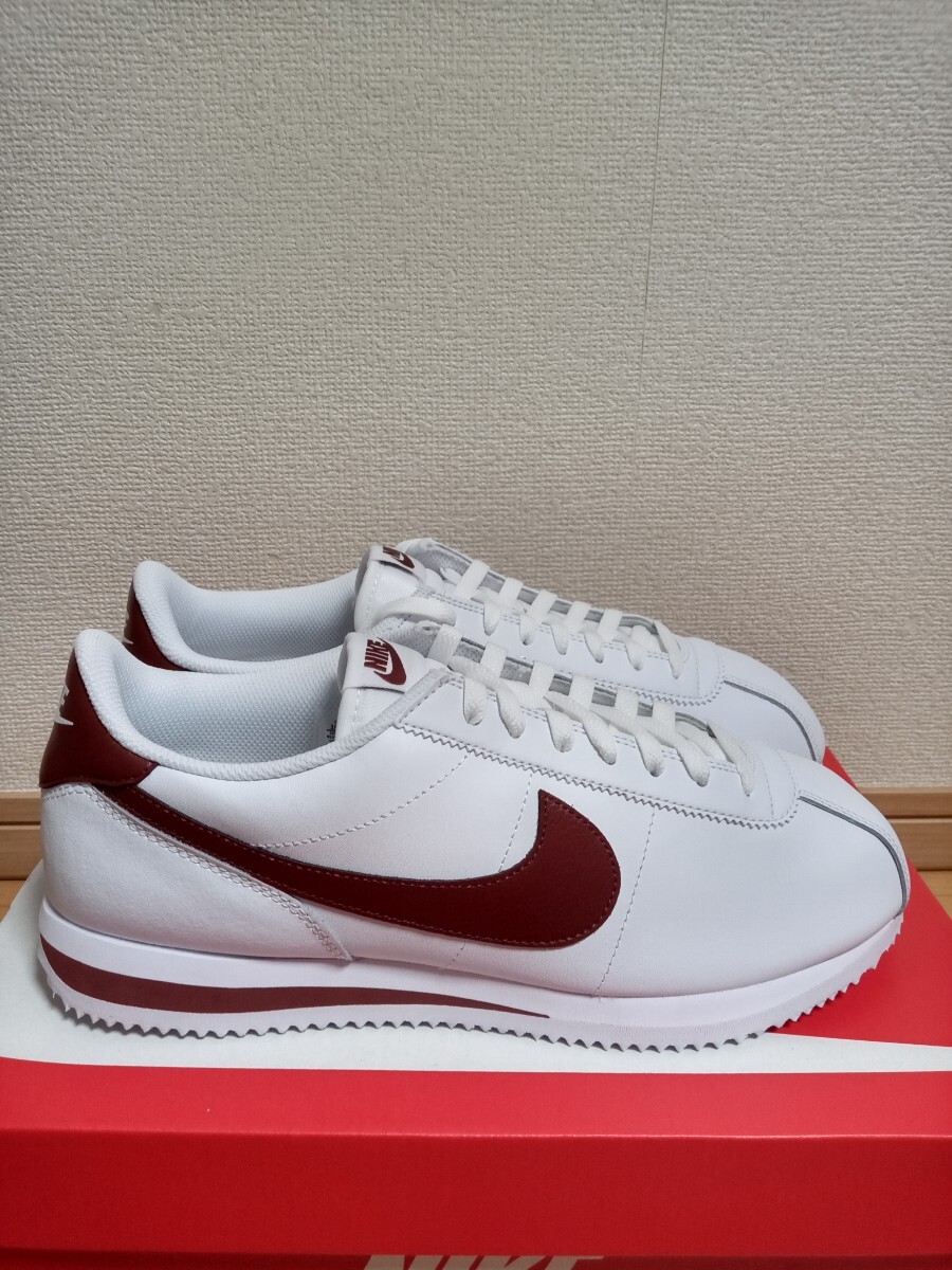 ナイキ　コルテッツ　28.5cm　ホワイト　ダークポニー　マルーン　新品未使用_画像3