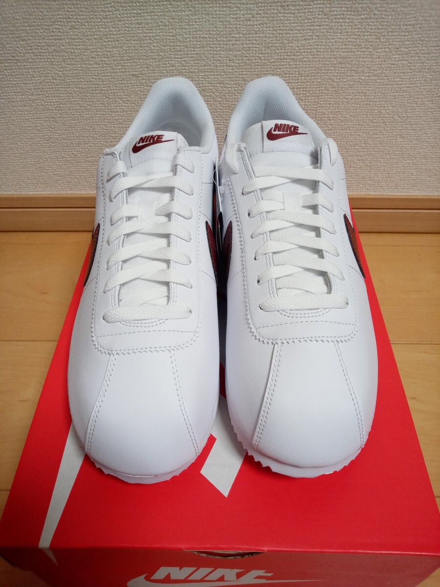 ナイキ　コルテッツ　28.5cm　ホワイト　ダークポニー　マルーン　新品未使用_画像4