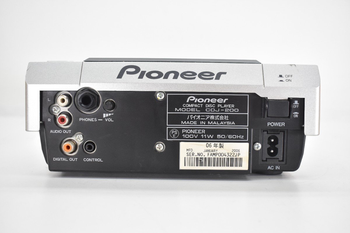 PIONEER CDJ-200 DJ для CD плеер [ Pioneer ][CD PLAYER]23M