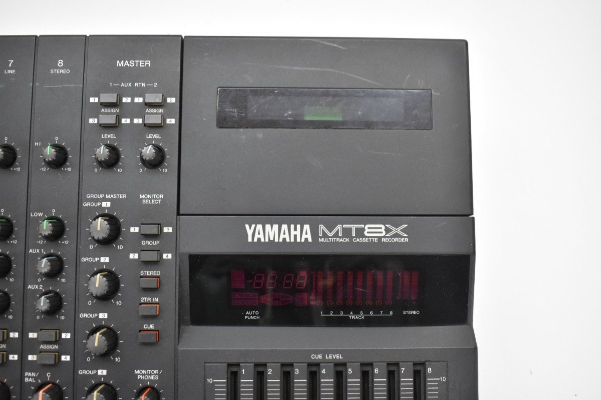 YAMAHA MT8X マルチトラックレコーダー[ヤマハ][MULTITRACK CASSETTE RECORDER]27M_画像9