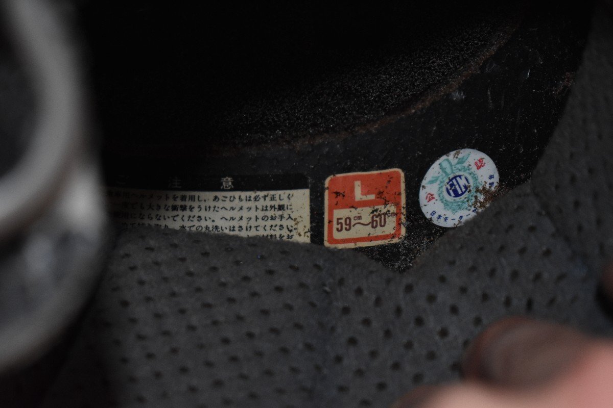 SHOEI RFV KATAYAMA2 одна сторона гора . settled копия Rothmans full-face шлем белый L(59-60cm)[ шоу ei][ Vintage ][ старый машина ][ подлинная вещь ]H