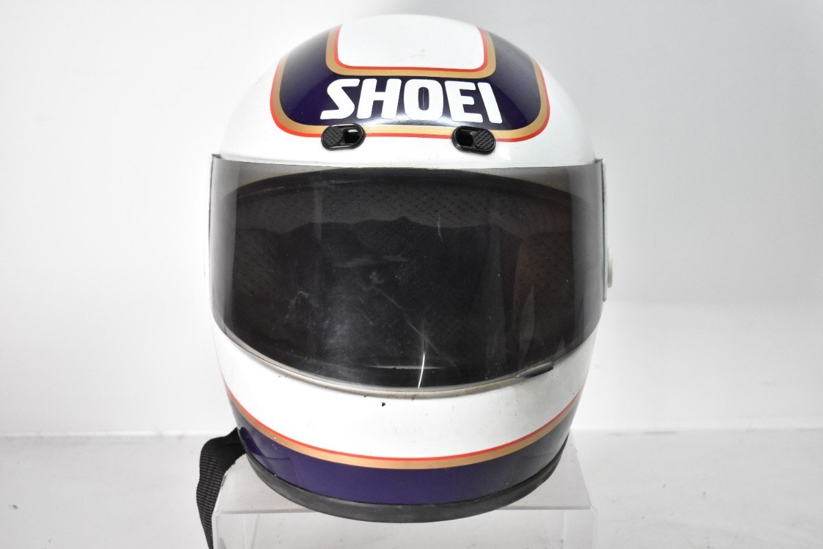 SHOEI RFV KATAYAMA2 одна сторона гора . settled копия Rothmans full-face шлем белый L(59-60cm)[ шоу ei][ Vintage ][ старый машина ][ подлинная вещь ]H