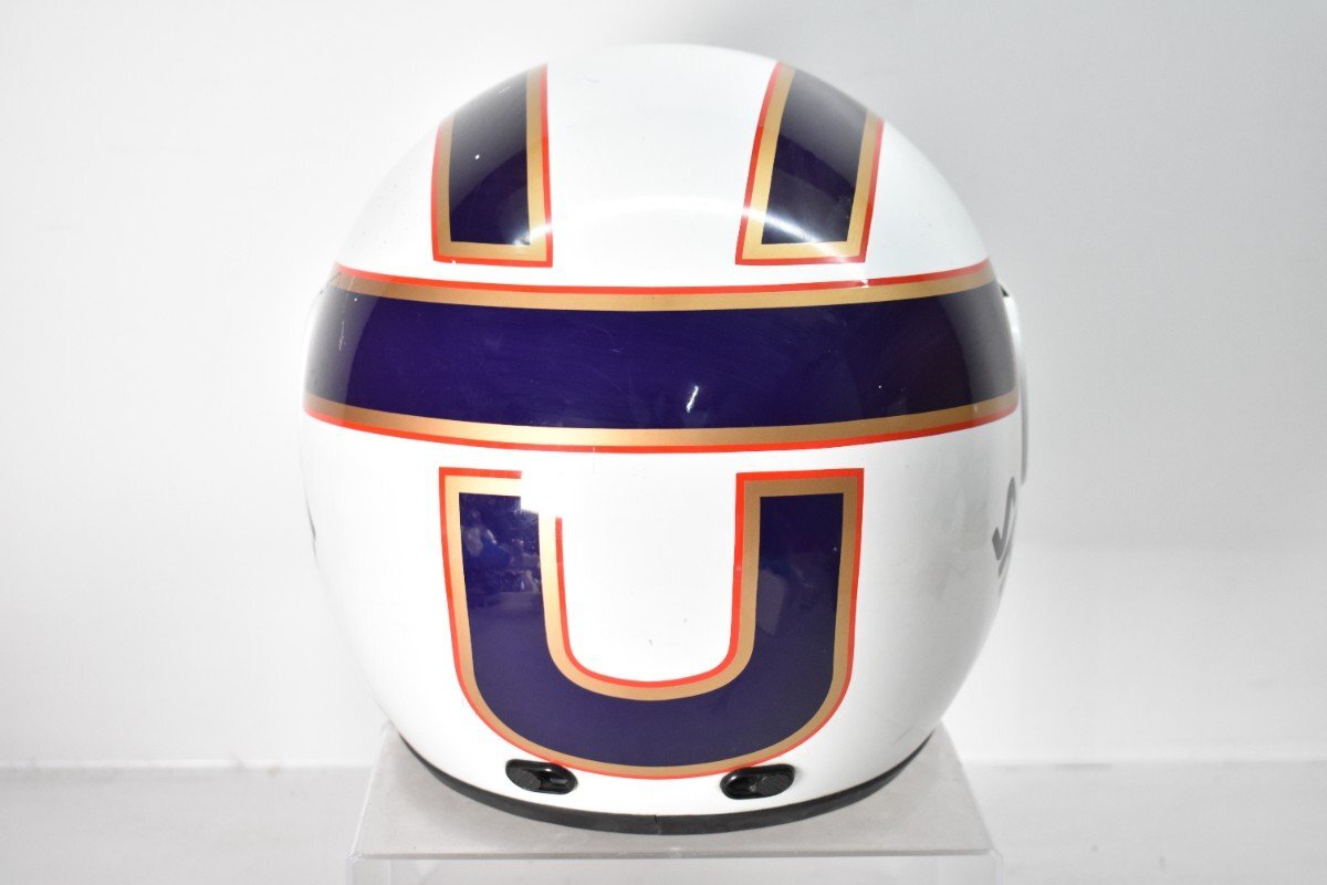 SHOEI RFV KATAYAMA2 одна сторона гора . settled копия Rothmans full-face шлем белый L(59-60cm)[ шоу ei][ Vintage ][ старый машина ][ подлинная вещь ]H