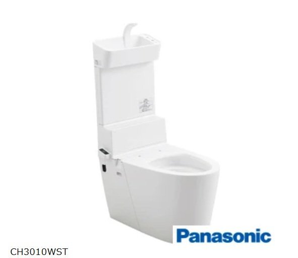 イ【新品未開封】2点セット Panasonic 手洗い付き水洗便器 アラウーノⅤ CH3010WST と、CH301F 配管 標準床排水用のセット ※便座なし　①_画像5
