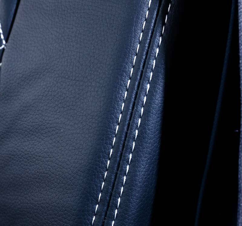 ハイゼットトラック ジャンボ シートカバー 本革調 レッドダイヤキルト (S500P/S510P) 現行型対応_画像3