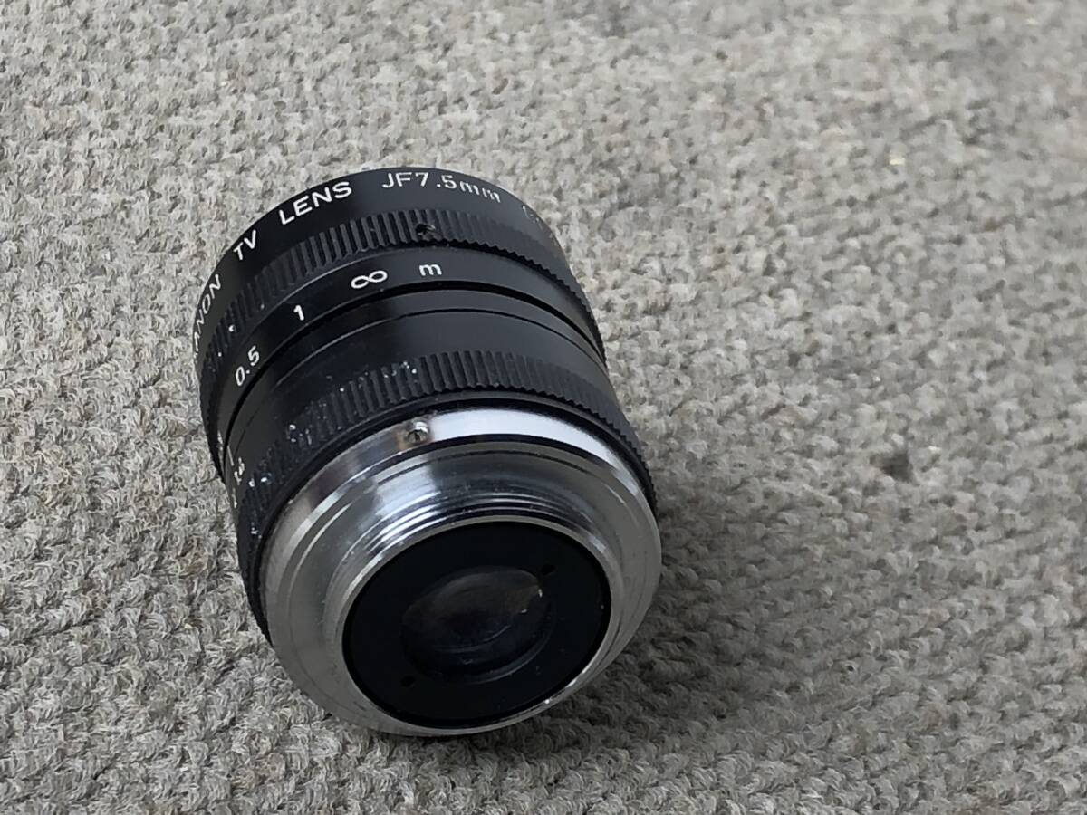◆◇CANON キャノン TV LENS JF 7.5mm 1:1.4 ジャンク品◇◆_画像4