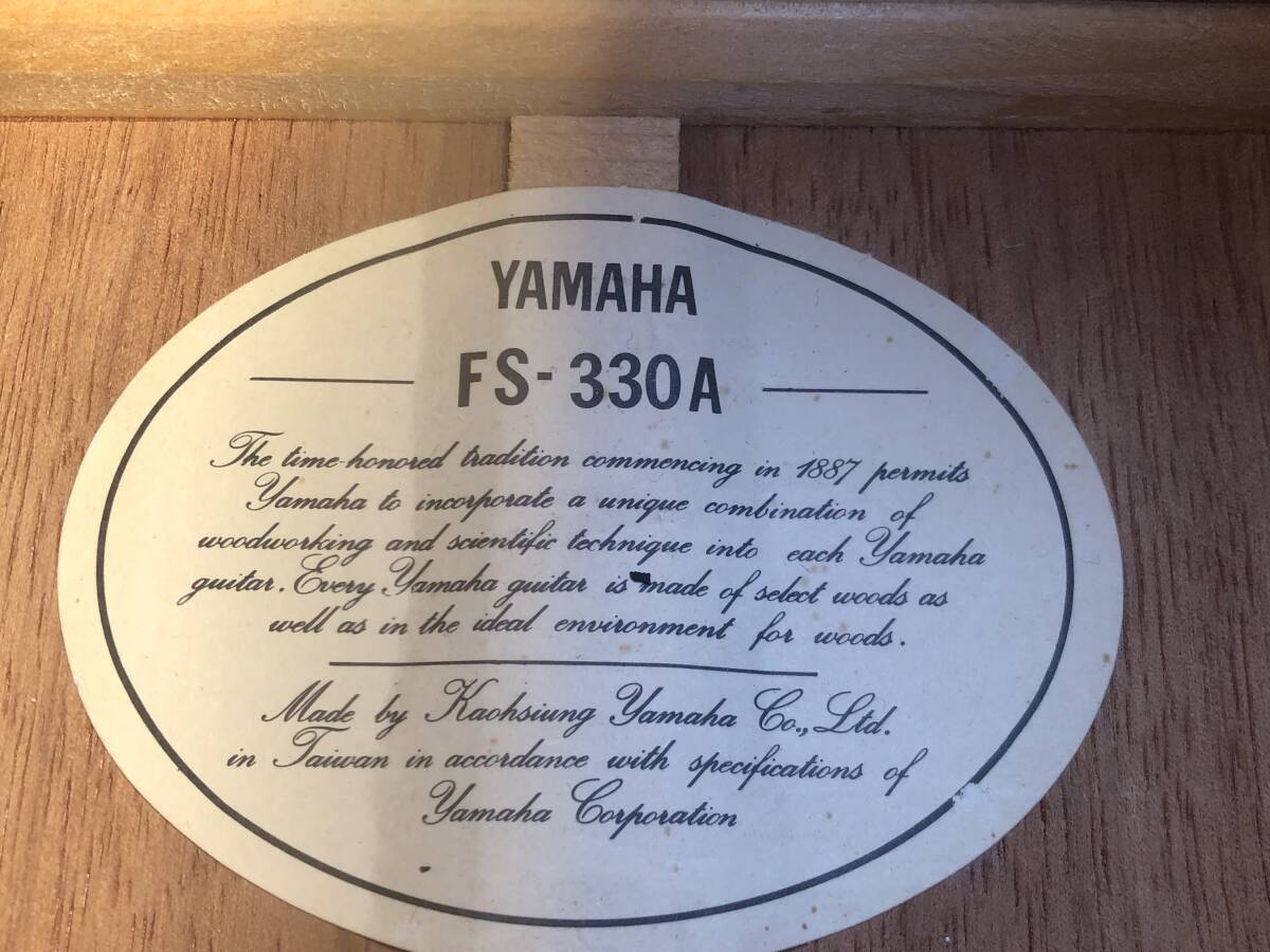 ◆◇YAMAHA　ヤマハ　FS-330A　アコースティックギター◇◆_画像9