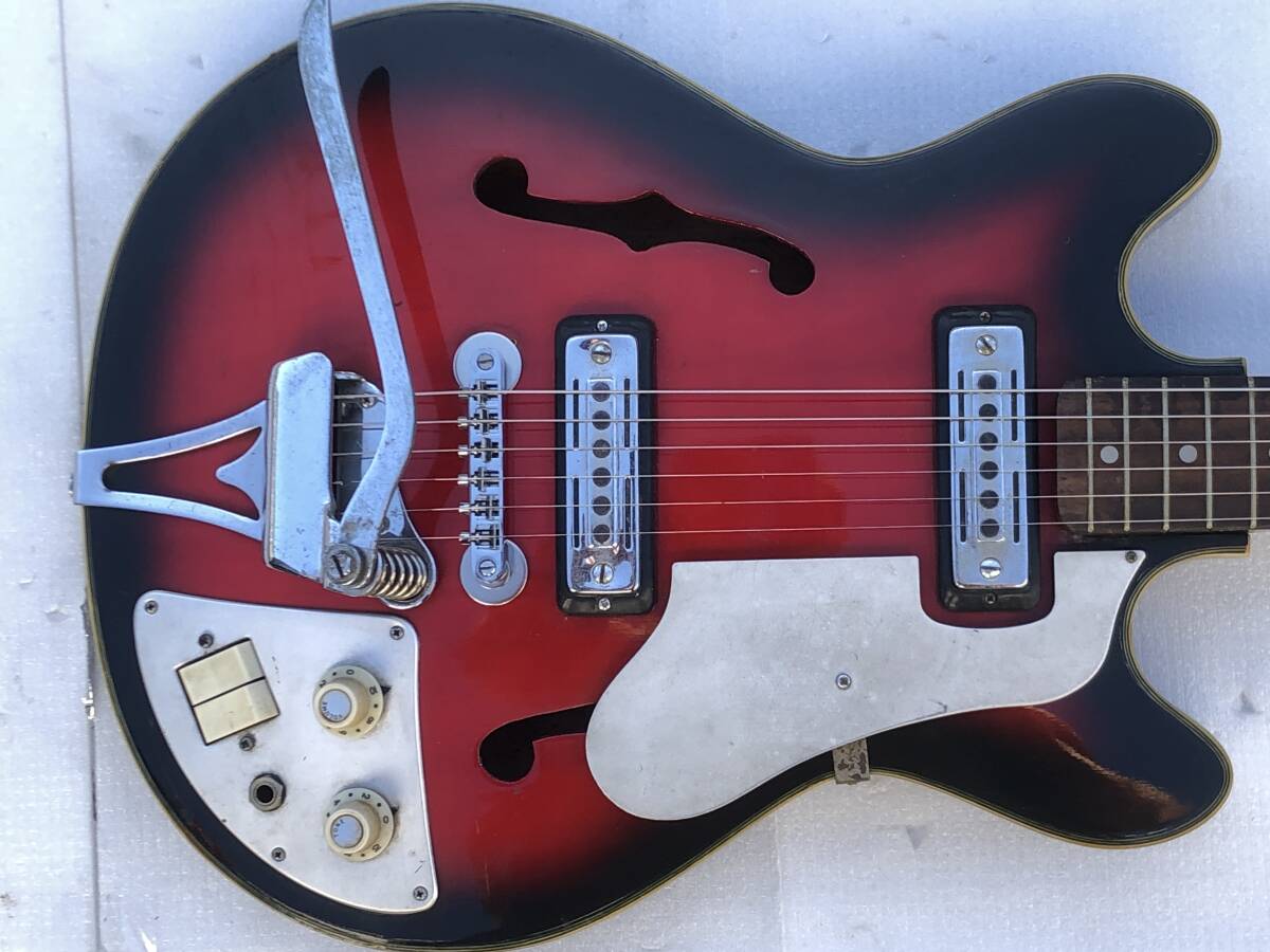 ◆◇ＴＥＩＳＣＯ　テスコ　ビザール　セミアコ　ＥＰ−２Ｌ　 ギター◇◆_画像2