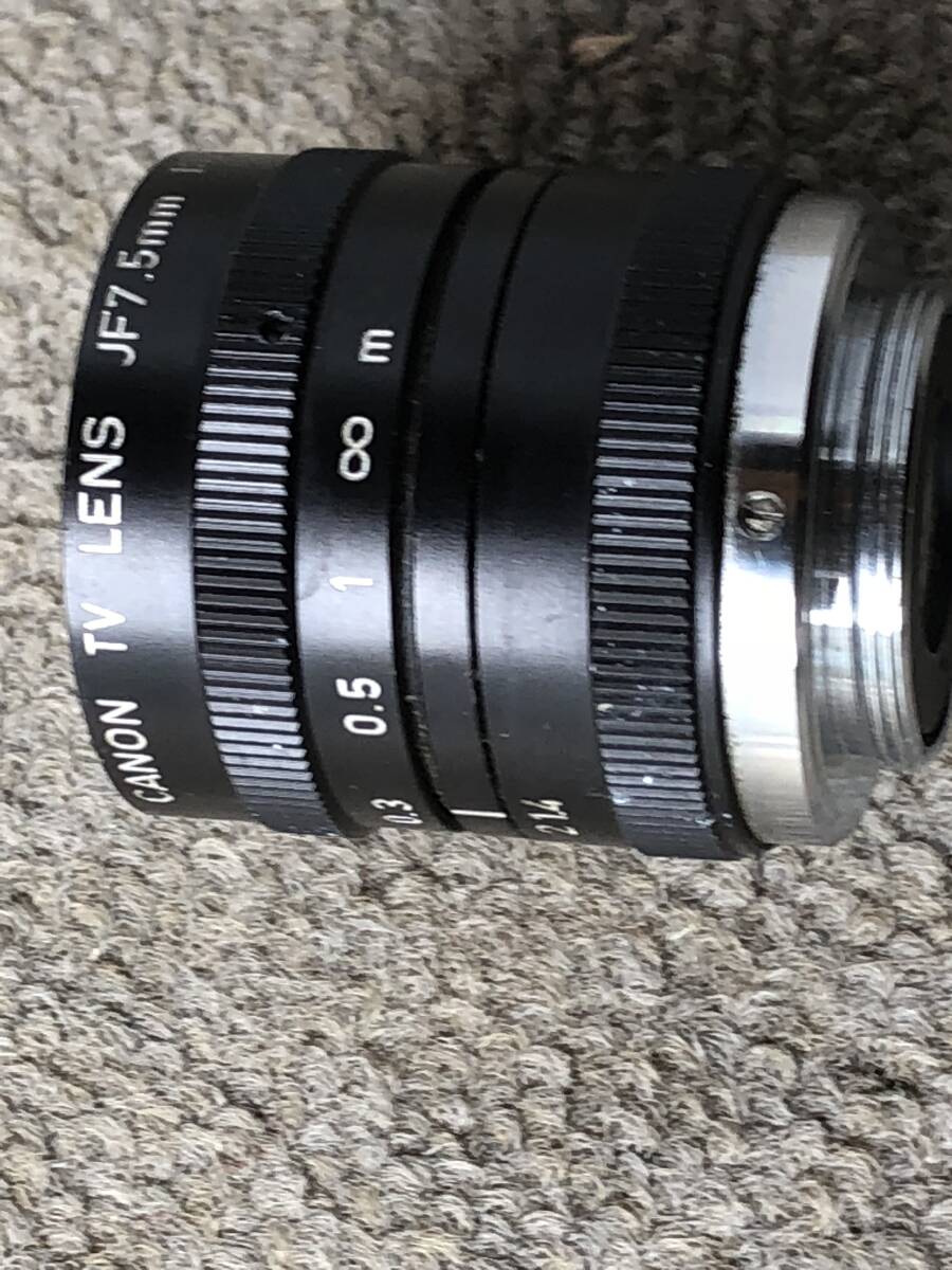 ◆◇CANON キャノン TV LENS JF 7.5mm 1:1.4 ジャンク品◇◆_画像2