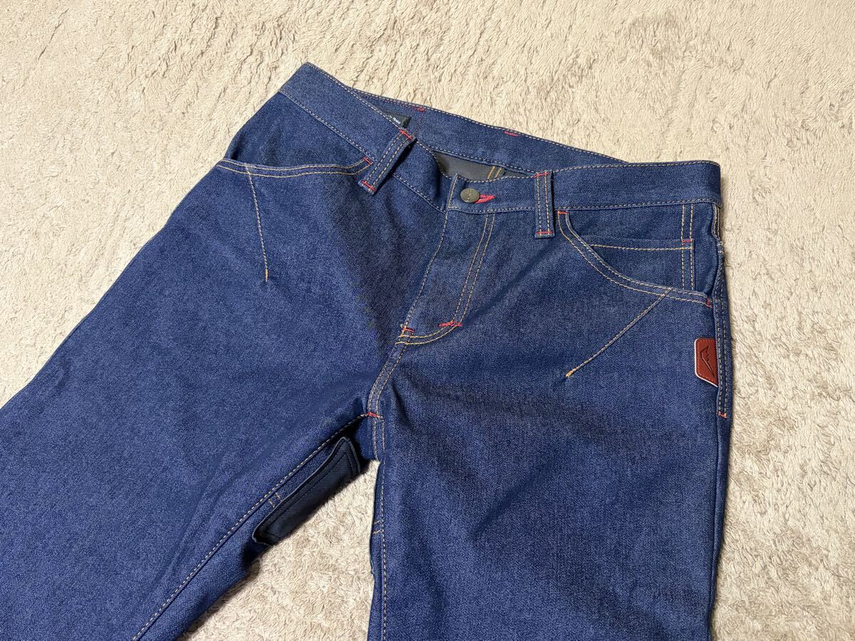 【美品】クシタニ kushitani K-1329 エクスパンドウインドカットデニム 31インチ　ブルー_画像1