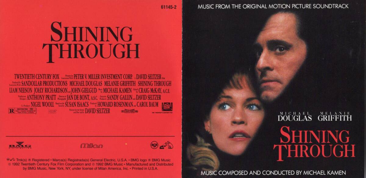 【サントラCD】マイケル・ケイメン「嵐の中で輝いて」マイケル・ダグラス＊メラニー・グリフィス＊1992年＊USA盤＊良品＊MICHAEL KAMEN_画像4