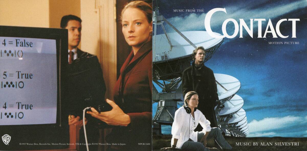 【サントラCD】アラン・シルヴェストリ「コンタクト」ジョディ・フォスター*1997年発売*国内初盤*帯付*良品*ALAN SILVESTRI_画像4