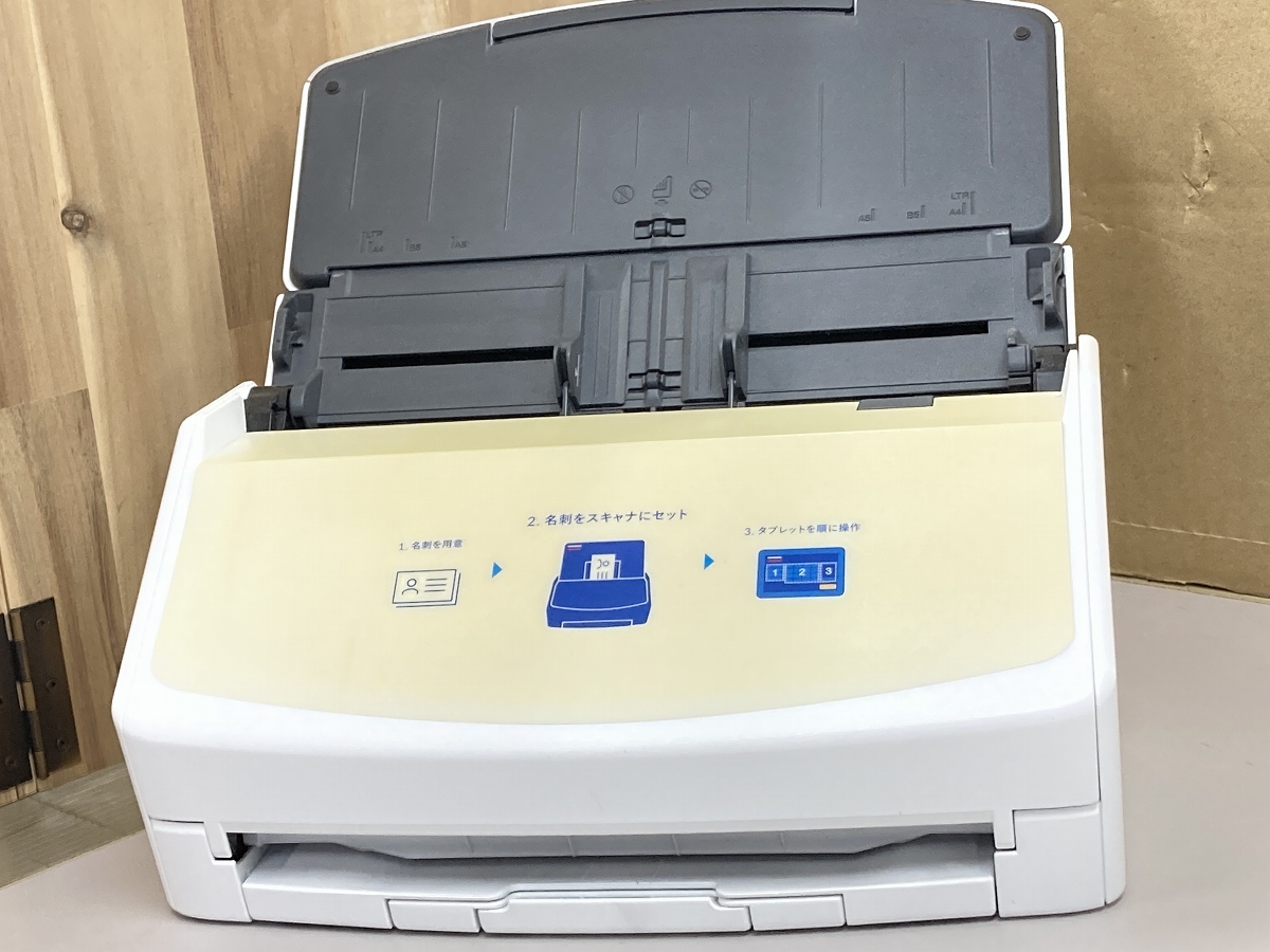 [訳あり]ScanSnap ix1500 SansanEdition FI-IX1500SE スキャナー※黄ばみ※AC付き JYN-②9_画像3