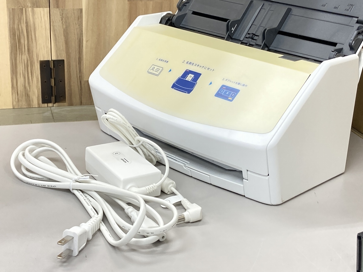 [訳あり]ScanSnap ix1500 SansanEdition FI-IX1500SE スキャナー※黄ばみ※AC付き JYN-②9_画像7
