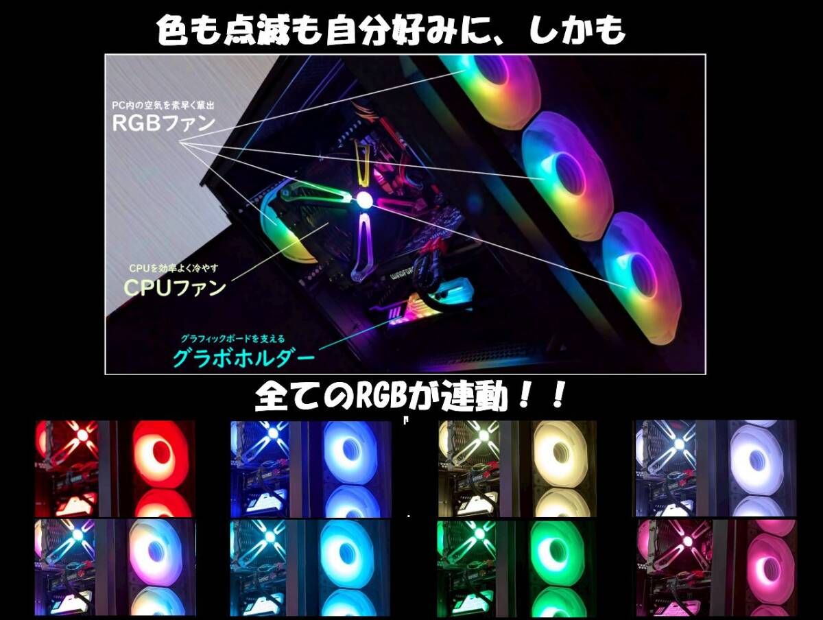 WiFi対応 ハイスペック ゲーミングPC メモリ32GB/14コア28スレッド Intel Xeon搭載(Ryzen 7 5700XやCore i7-11700以上)/Windows11の画像2