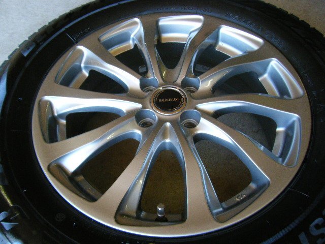 ライズ ロッキー ガソリン車に 2020年製 BRIDGESTONE BLIZZAK VRX2 195/65R16 スタッドレスタイヤ BALMINUM アルミ付き 4本セット S1751_画像4