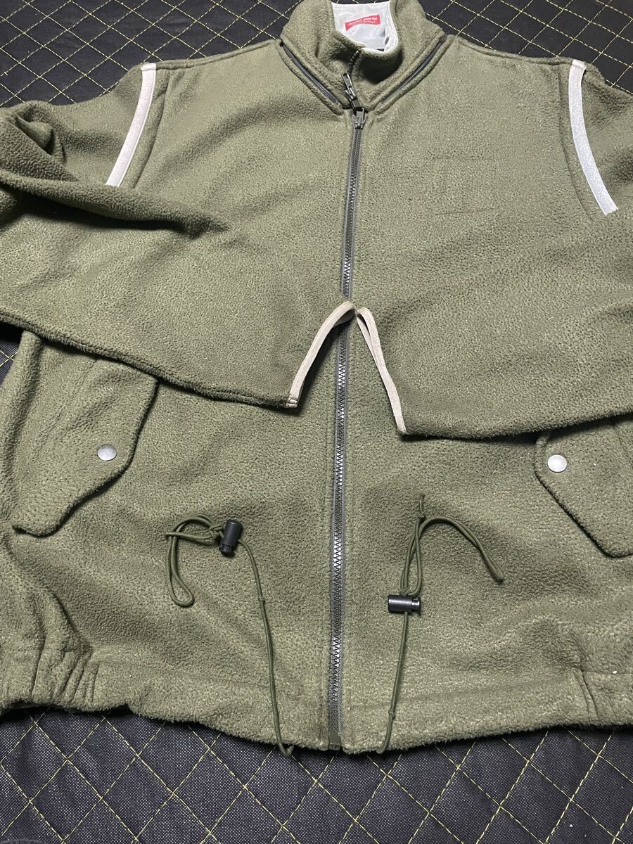 98AW Small parts UNDERCOVER флис маленький детали undercover 90 годы обратная сторона .. ценный редкость жакет размер L хаки
