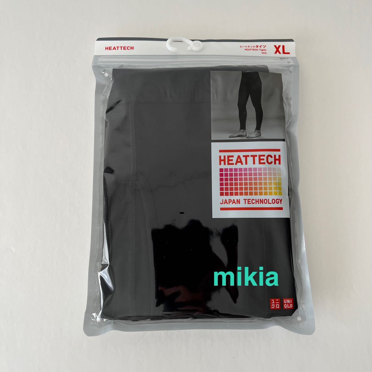 ユニクロ　UNIQLO ヒートテック　タイツ　メンズ　XL パッチ　黒　2枚　2025年最新モデル_画像2