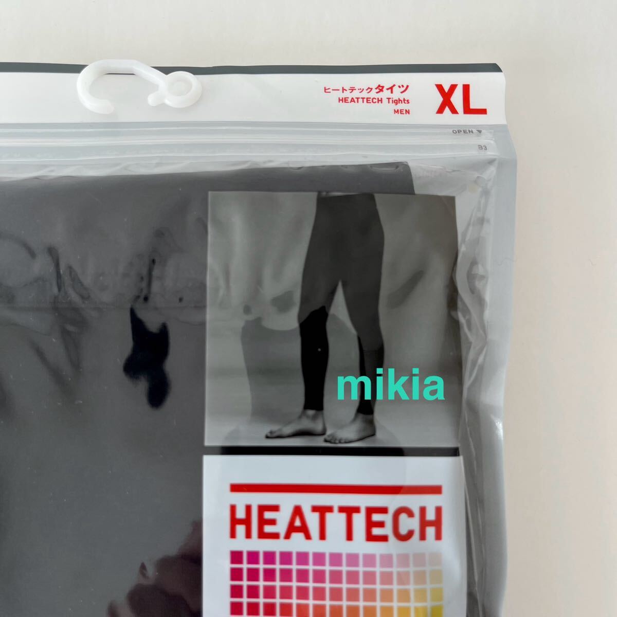 ユニクロ　UNIQLO ヒートテック　タイツ　メンズ　XL パッチ　黒　2枚　2025年最新モデル_画像3