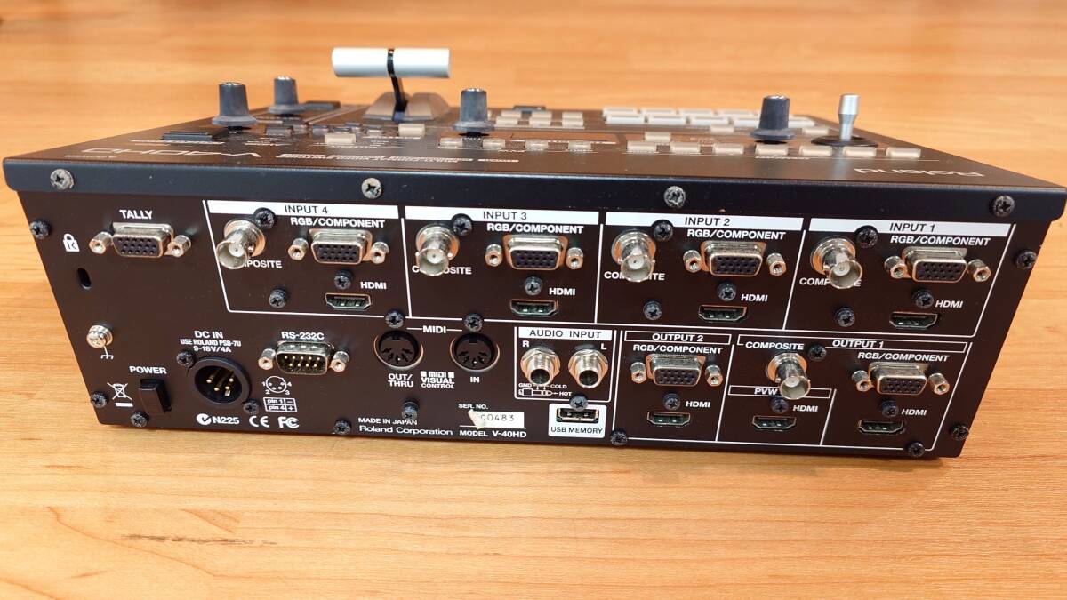 Roland V-40HD マルチフォーマット・ビデオスイッチャー ローランド 中古_画像3