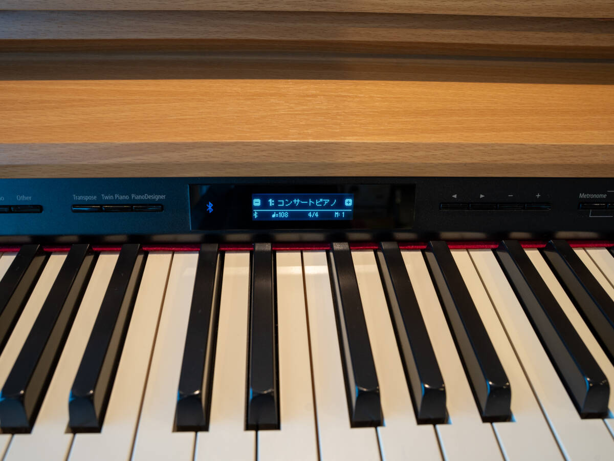 【岡山発】ローランド　中古電子ピアノ　DP603-NB　椅子付属　ナチュラルビーチ_画像5