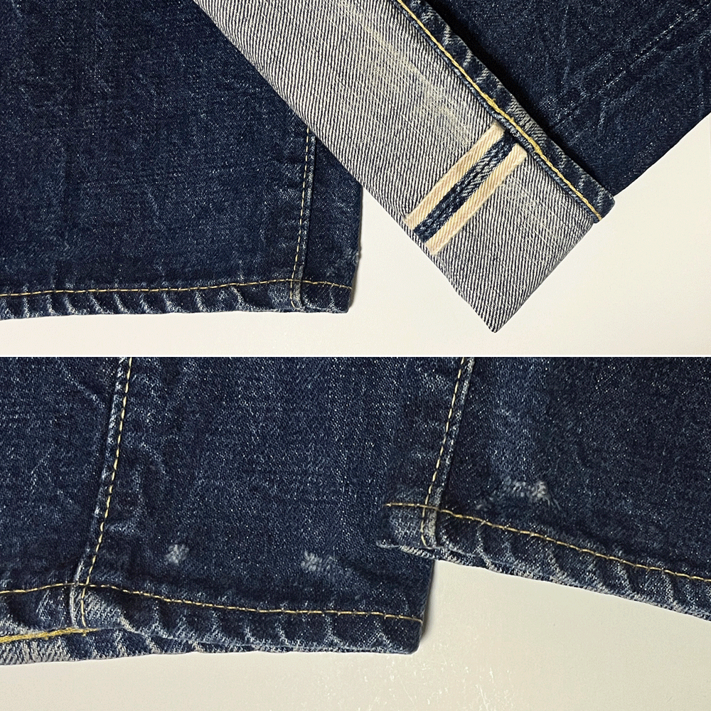 W32 BONCOURA ボンクラ シンチバック デニムパンツ ジーンズ バックルバック ビンテージ 30s 40s レプリカ 日本製 cinch back 501XX_画像10