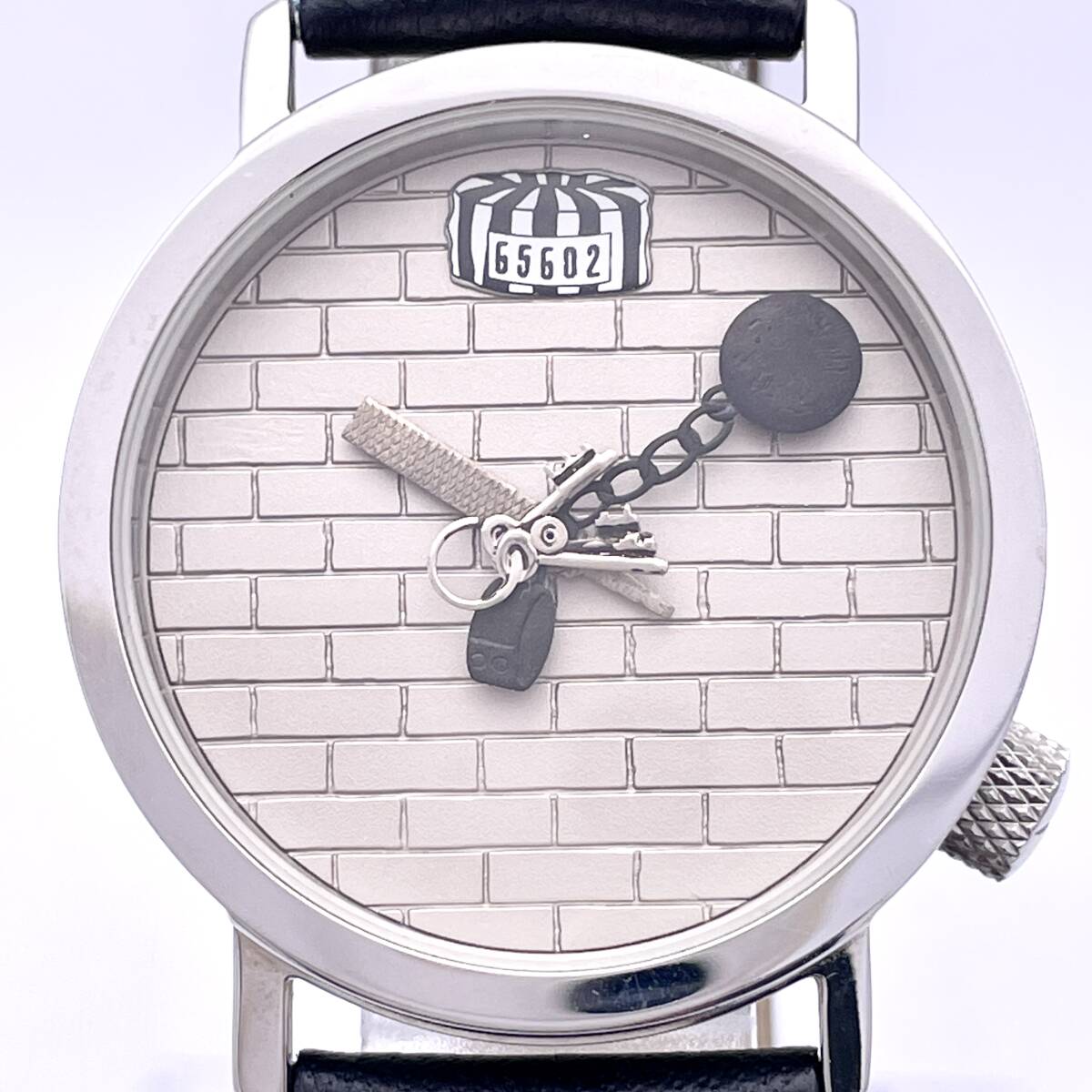 AKTEO アクテオ PRISONER 囚人 wl070bmsbl01 腕時計 メンズ レディース ウォッチ クォーツ quartz 銀 シルバー P5094_画像4