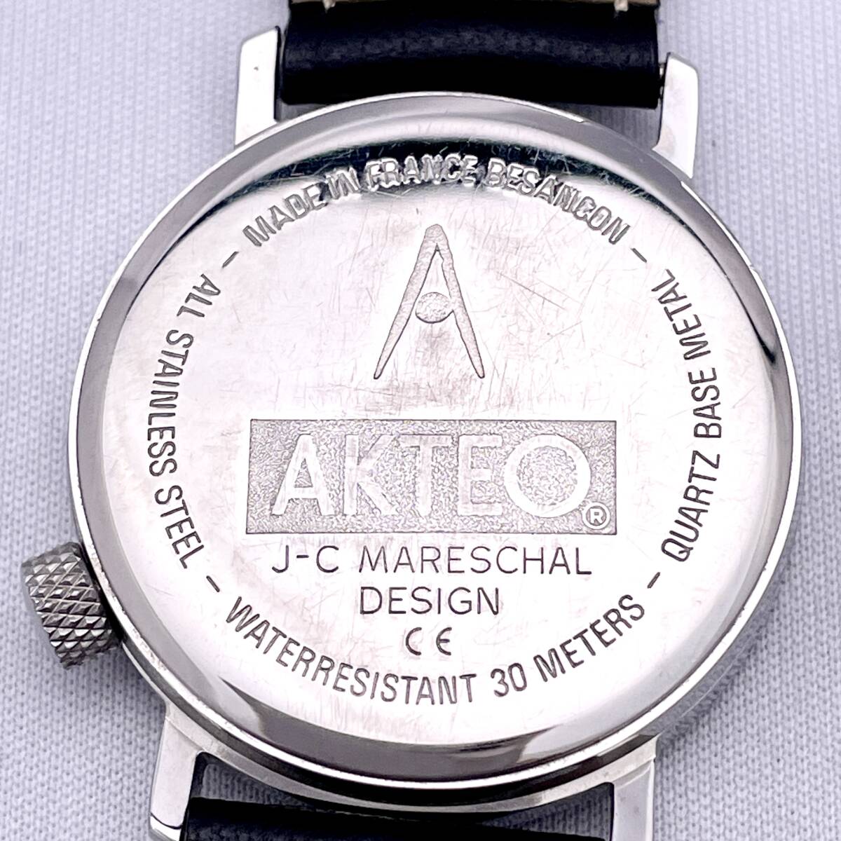 AKTEO アクテオ PRISONER 囚人 wl070bmsbl01 腕時計 メンズ レディース ウォッチ クォーツ quartz 銀 シルバー P5094_画像8