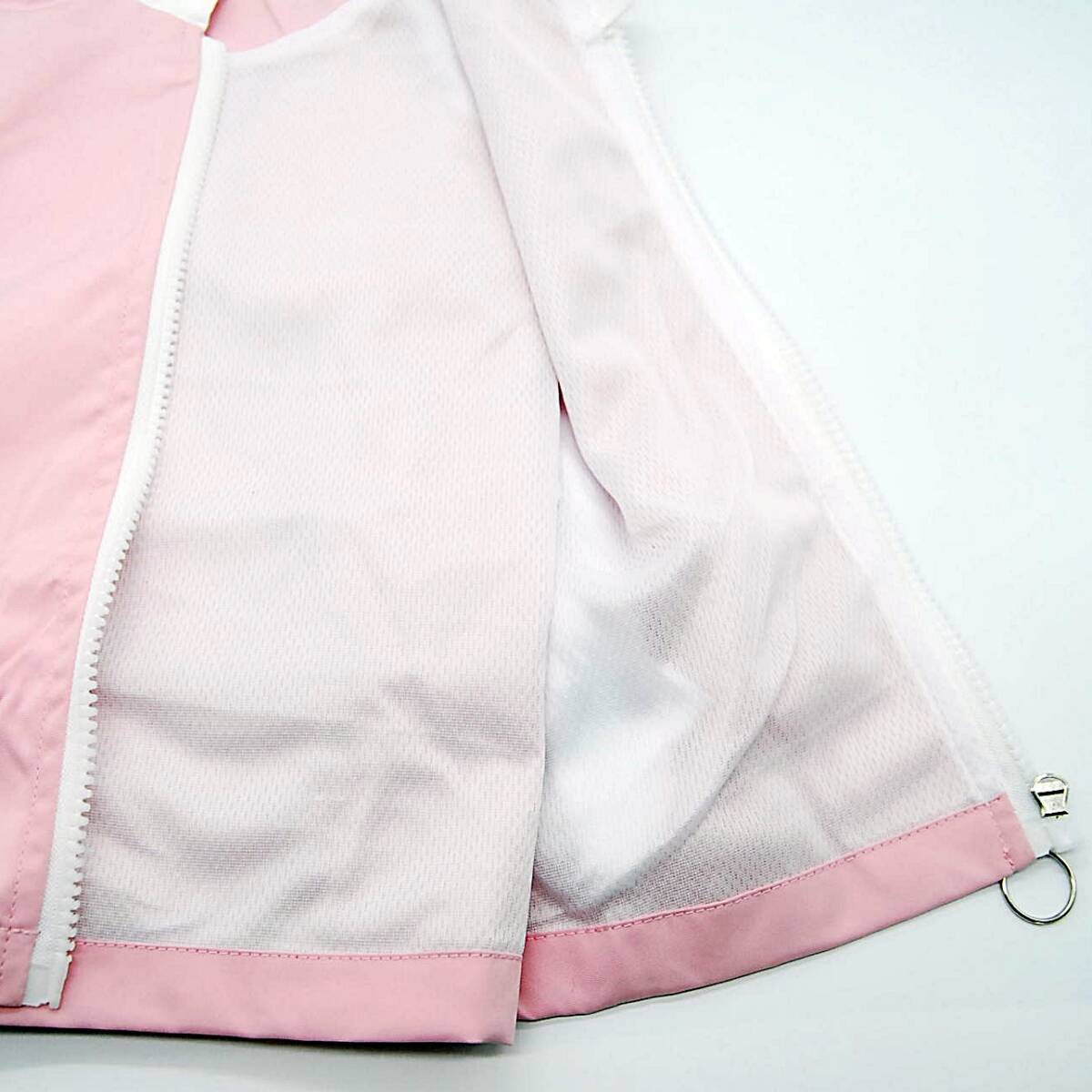 【送料無料】新品 キッズ うさちゃん パーカー ジャケット 100cm 女の子用 フード付 子供服 ウィンドブレーカー アウター ピンク うさぎ_画像8